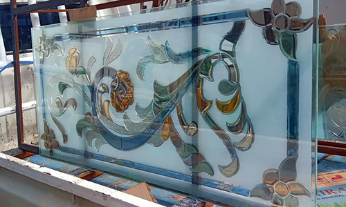 Kaca Inlay Kaca patri palembang AZ