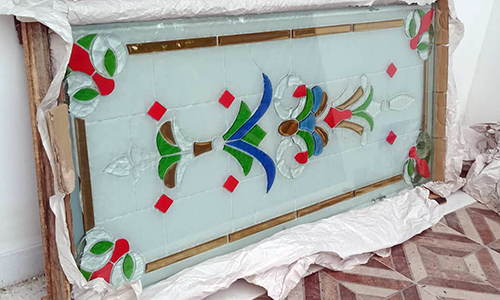 Kaca Inlay Kaca patri palembang AZ