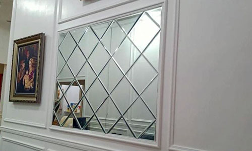 Cermin Bevel Kaca patri palembang AZ