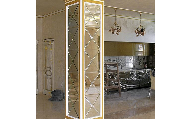 Cermin Bevel Kaca patri palembang AZ