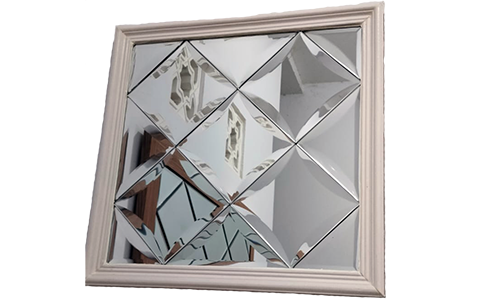 Cermin bevel Kaca patri palembang AZ